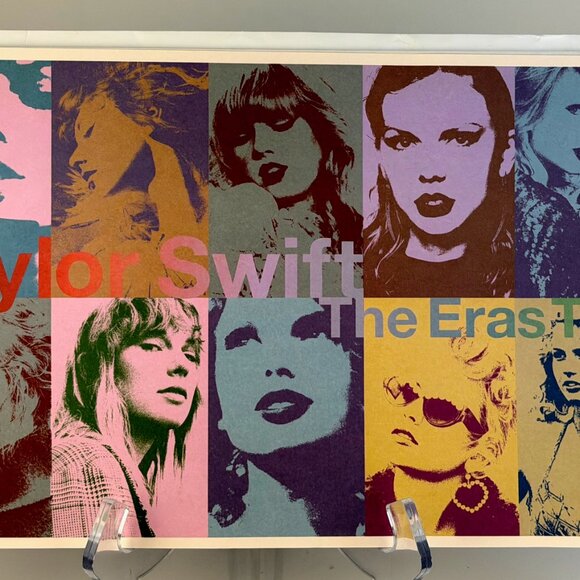 Taylor Swift The Eras Tour VIP 4-Print Set Pop Art Posters Complete w/Envelope - Picture 9 of 13